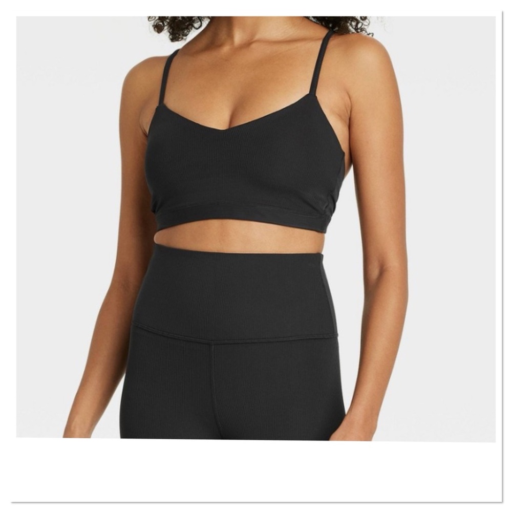 Women's Light Support Rib Triangle Bra all in motion